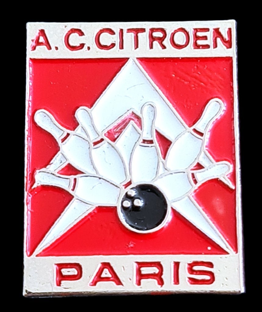 A.C. Citroën Paris- bowling pin, Ophalen of Verzenden, Nieuw, Transport, Speldje of Pin