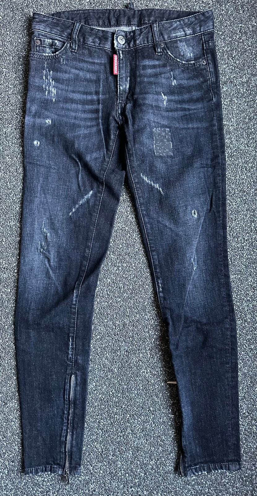 Dsquared 2 spijkerbroek, maat 38, Ophalen of Verzenden, Zo goed als nieuw, Blauw, W30 - W32 (confectie 38/40)