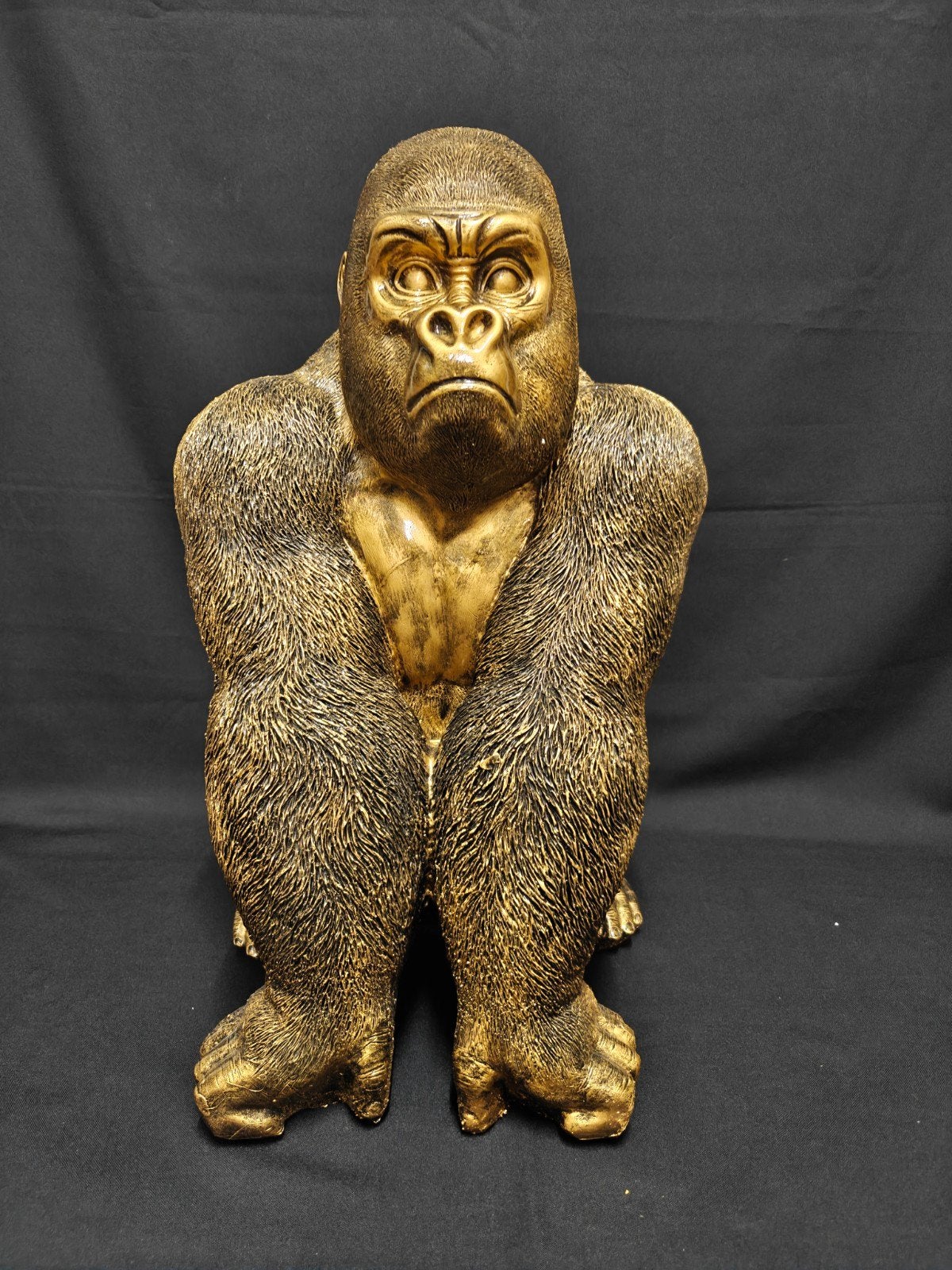 Aap XXL Brons gekleurd. Gorilla 100 cm, Wild life. Zoo, Verzamelen, Ophalen of Verzenden, Nieuw, Dier