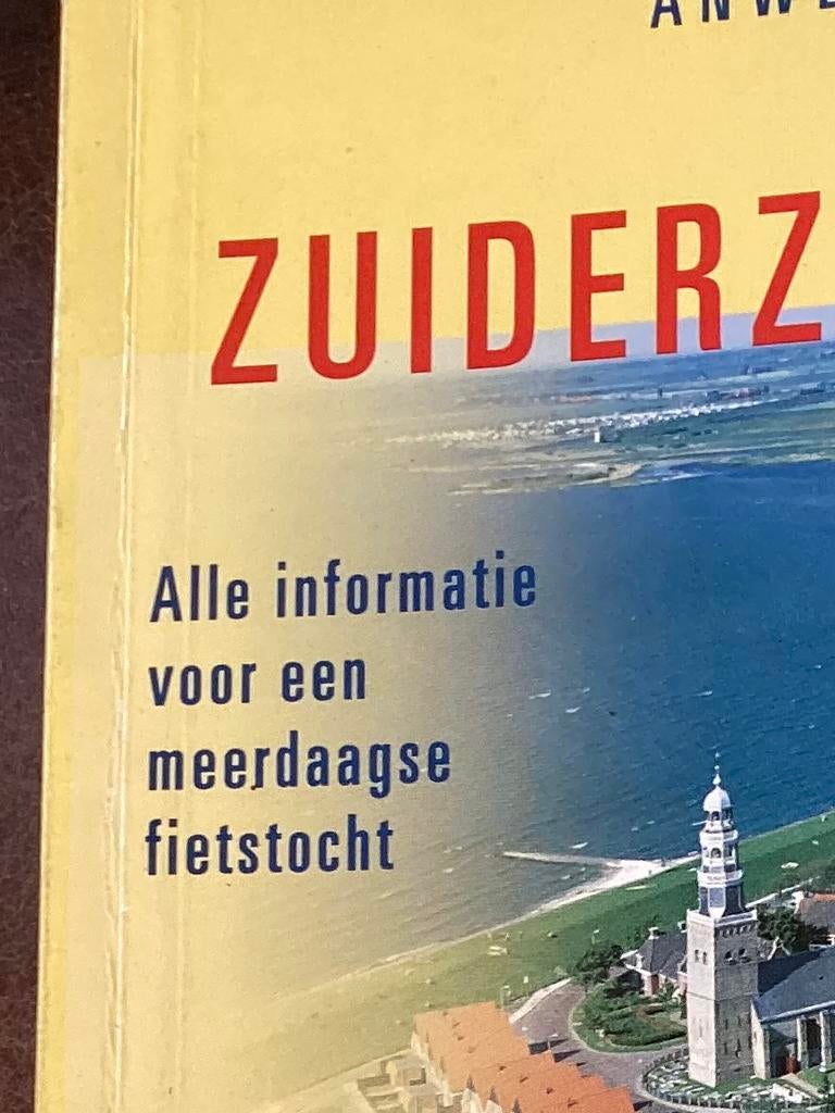 ANWB Zuiderzeeroute Fietsgids - Meerdaagse Fietstocht, Gelezen, Fiets- of Wandelgids, Ophalen of Verzenden, ANWB