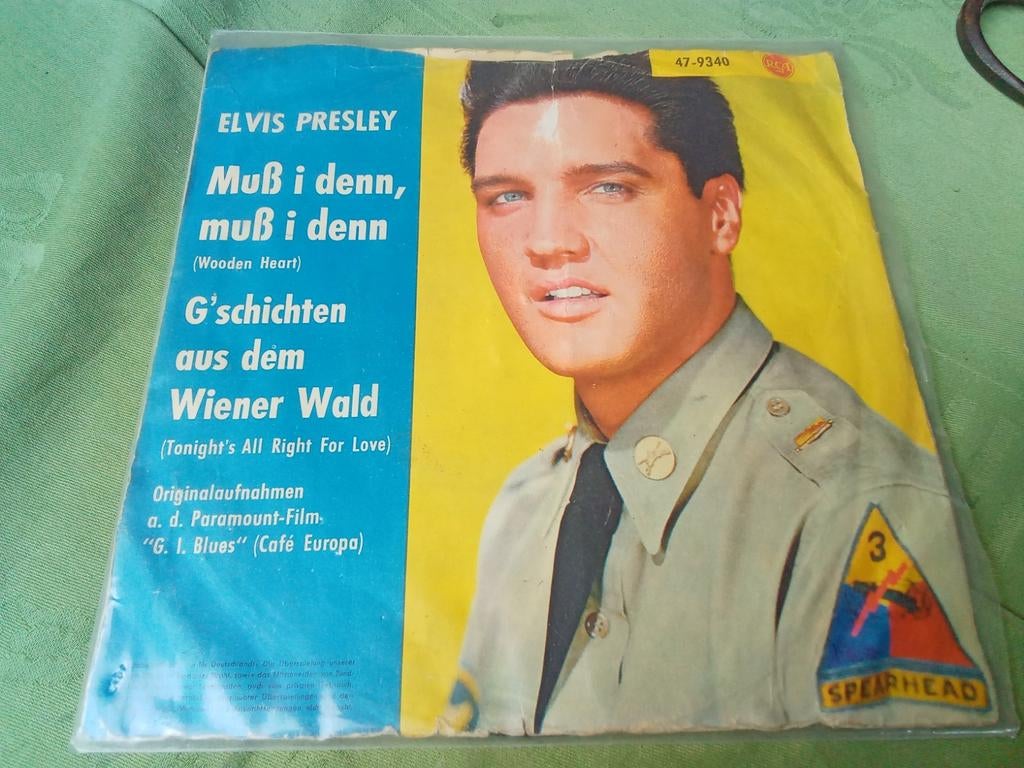 Elvis Presley.       Wooden heart, Verzenden, Gebruikt