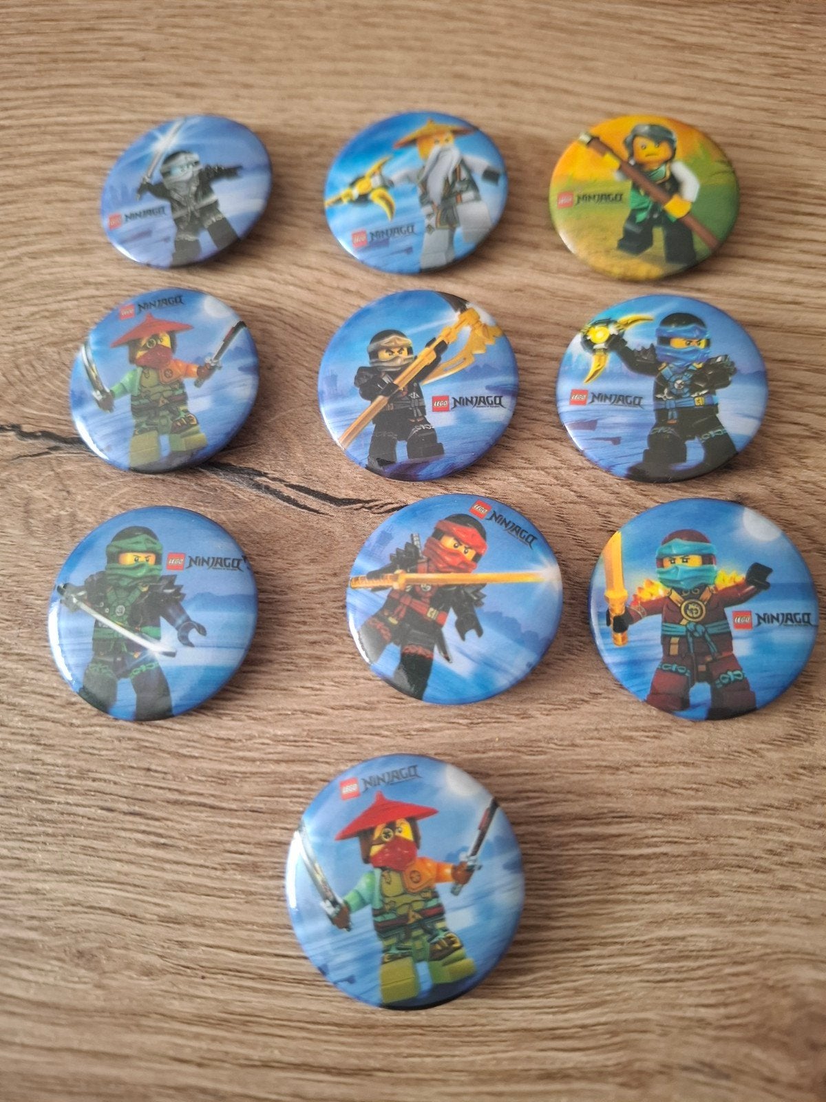 Lego Ninjago buttons - 10 stuks, Ophalen of Verzenden