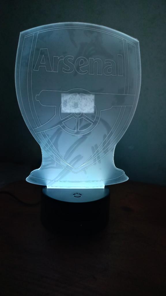 3d Led light lamp Arsenal, Huis en Inrichting, Ophalen of Verzenden, Nieuw, Minder dan 50 cm