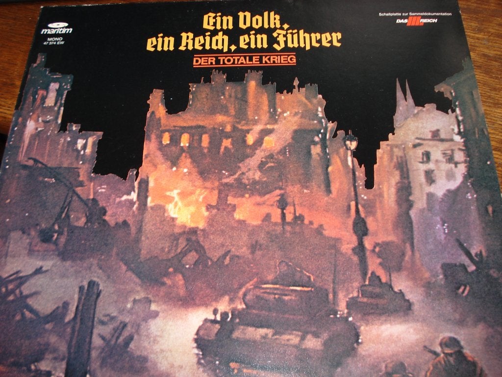 Ein Volk, Ein Reich, Ein Führer DerTotale Krieg 1943/1945 LP, Ophalen of Verzenden, Zo goed als nieuw, 12 inch, LP