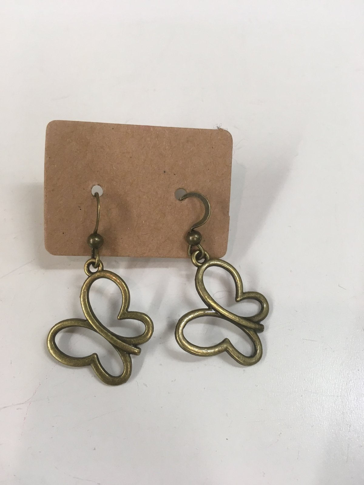 Vlinders, Sieraden, Tassen en Uiterlijk, Oorbellen, Nieuw, Hangers, Overige materialen, Bruin, Ophalen of Verzenden