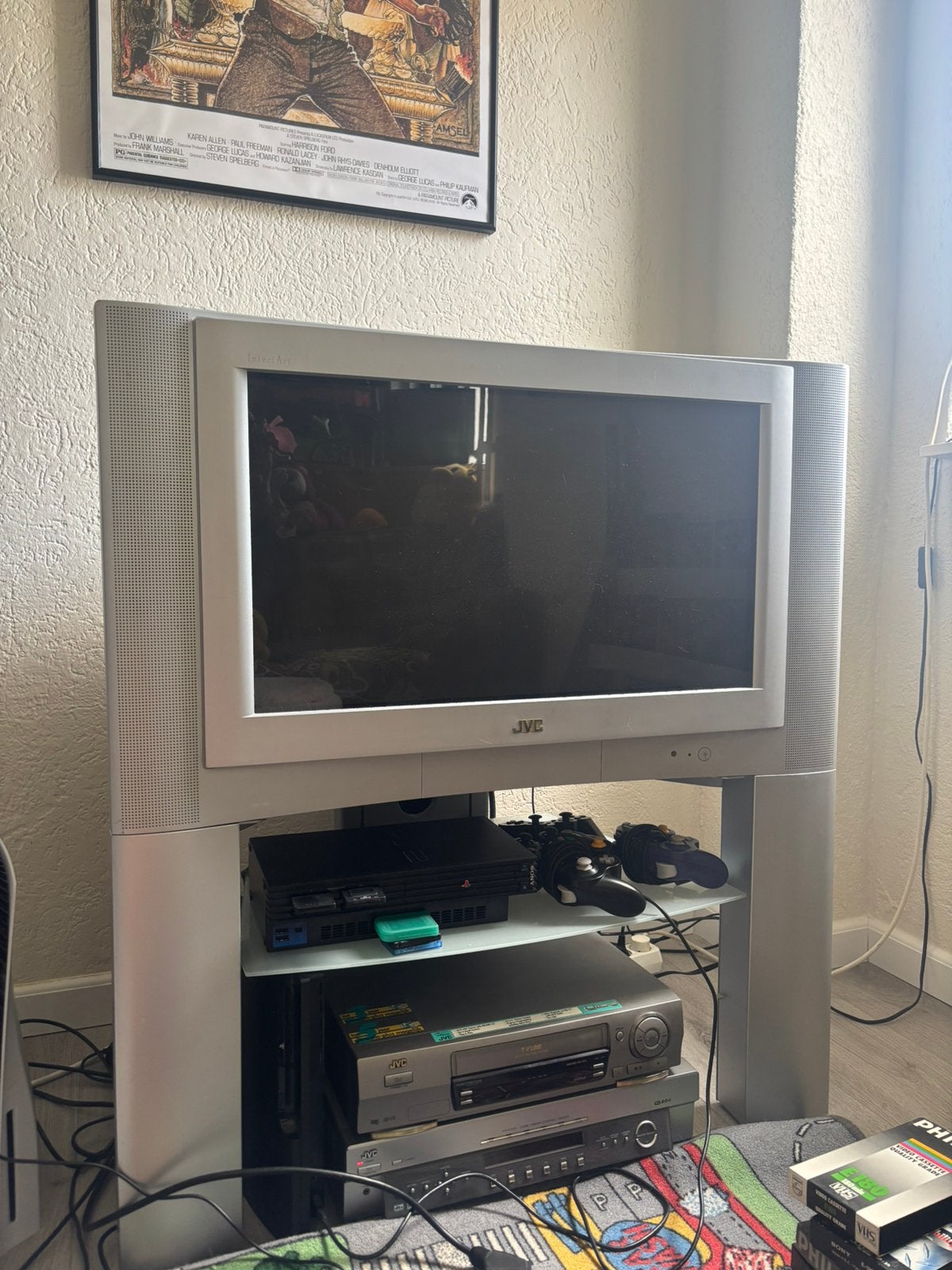 JVC AV28X25EUS CRT Beeldbuis TV met meubel, Ophalen, Gebruikt, Overige merken