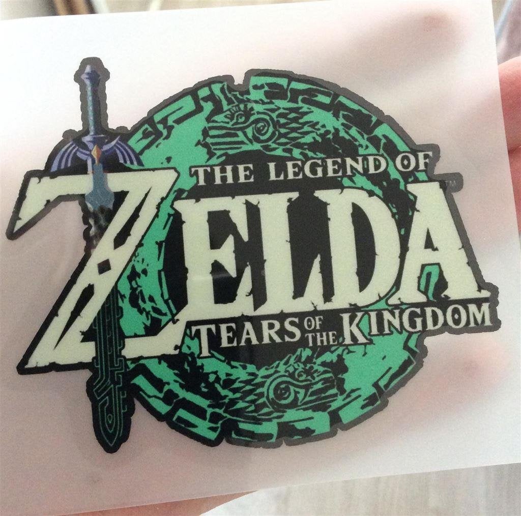 ZELDA Tears of the Kingdom Vinyl Bartop Sticker, Avontuur en Actie, Verzenden, 1 speler, Nieuw