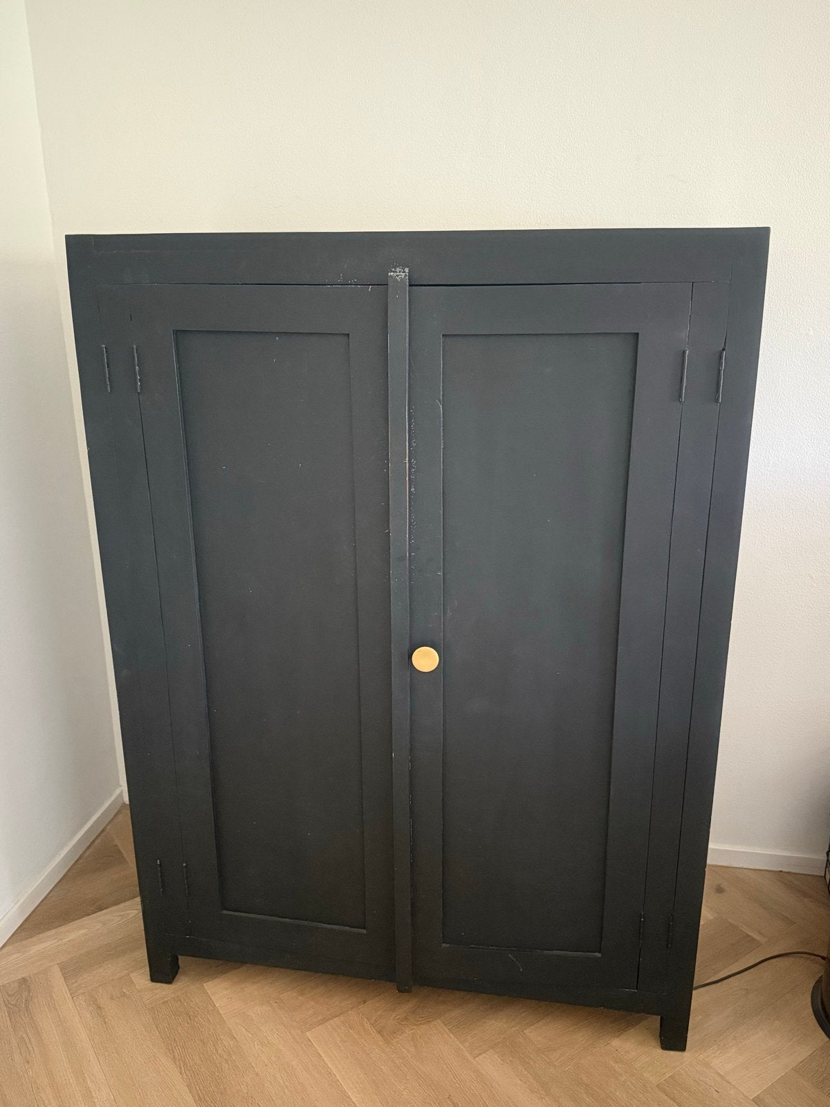 Gratis af te halen: Teakhouten kast (150x110x60 cm), Ophalen, Gebruikt, 100 tot 150 cm, Teakhout