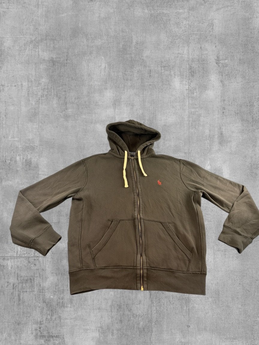 Polo Ralph Lauren hoodie met rits zwart heren maat M katoen, Kleding | Heren, Verzenden, Zo goed als nieuw, Maat 48/50 (M), Zwart