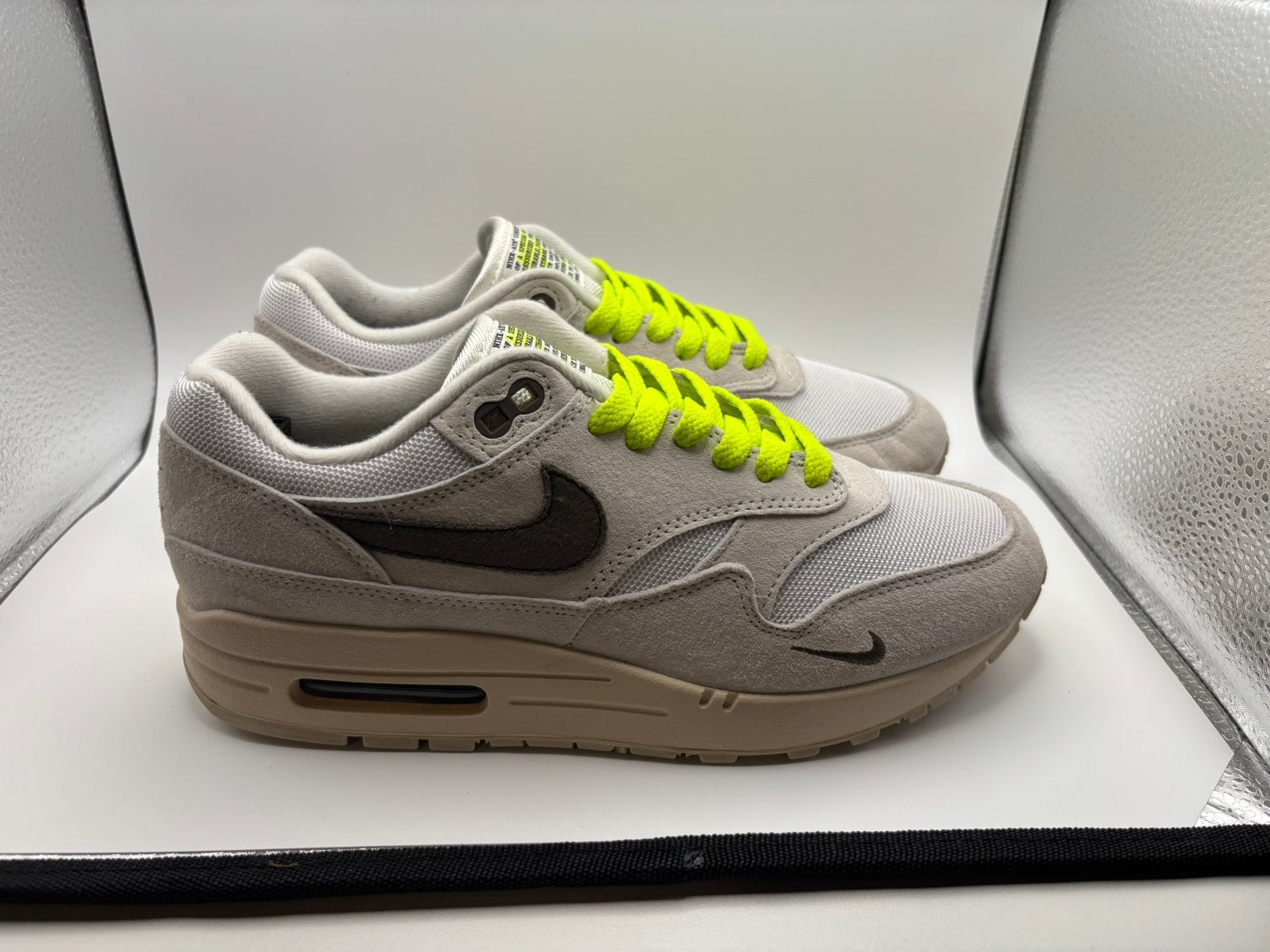 Nike Air Max 1 Sail Ironstone DZ4494-100 Maat: 40/7, Overige kleuren, Nike, Ophalen of Verzenden, Sneakers of Gympen