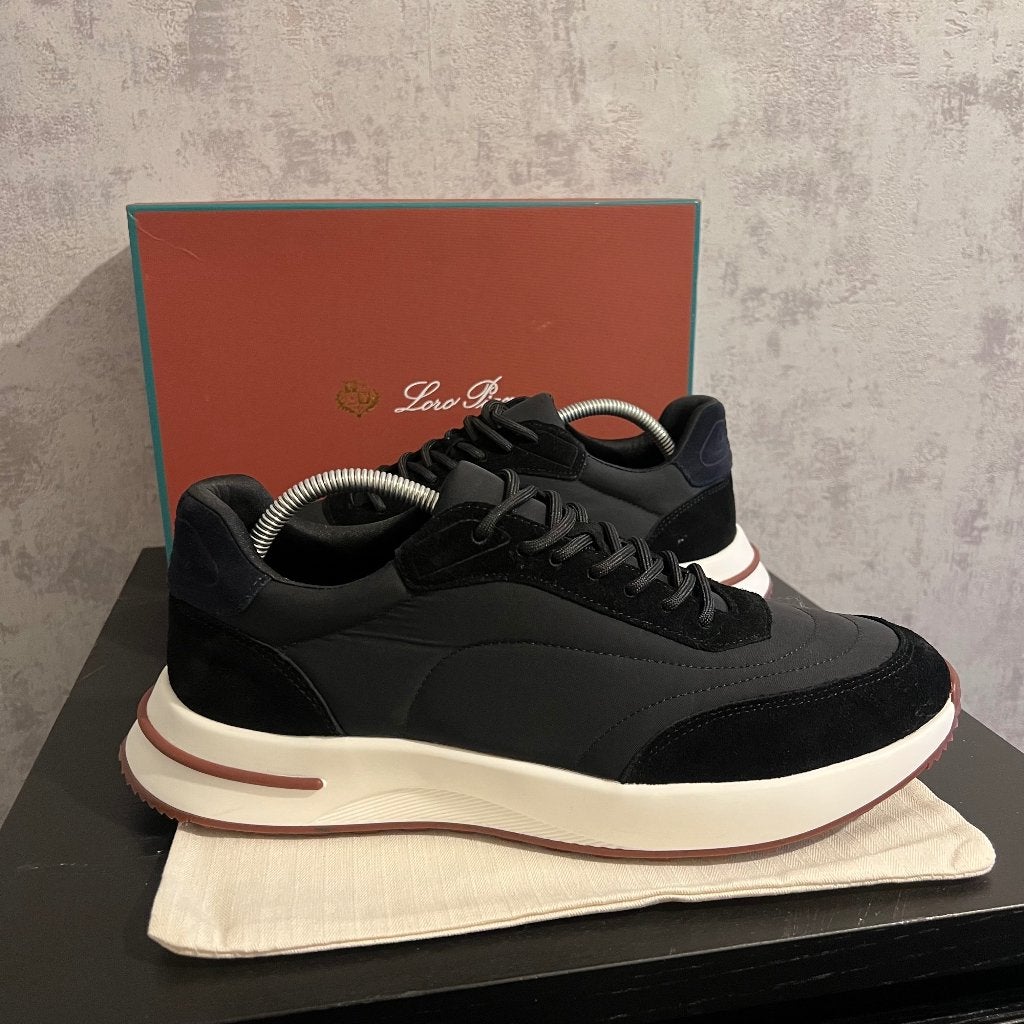 Loro Piana Weekend Walk Heren Sneakers - Zwart, Zwart, Nieuw, Ophalen of Verzenden, Sneakers of Gympen