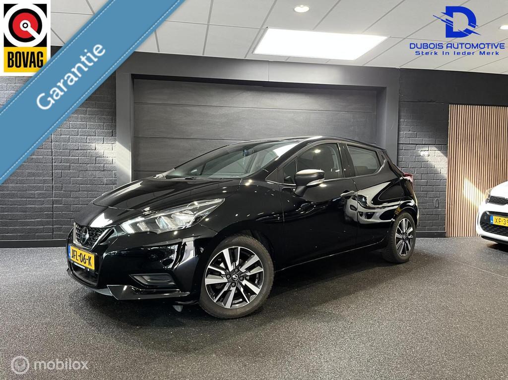 Nissan Micra 1.0 IG-T Acenta|AIRCO|TREKHAAK|AUT|RIJKLAAR, Auto's, Nissan, Gebruikt, Met garantie (alle), Zwart, 3 cilinders