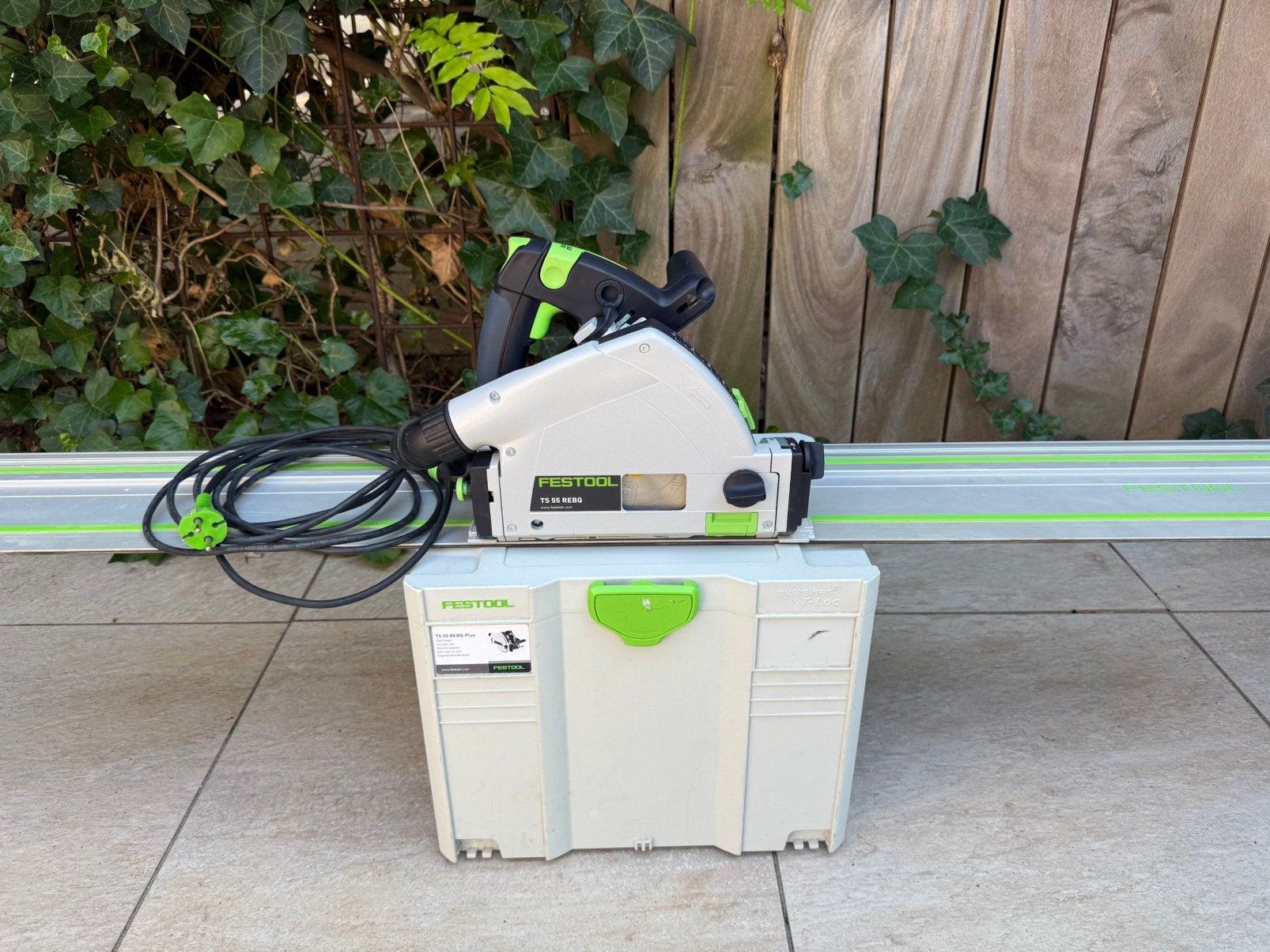 Festool TS 55 REBQ-Plus | invalzaag | zo goed als nieuw, Ophalen, Invalzaag, Zo goed als nieuw, 30 tot 70 mm