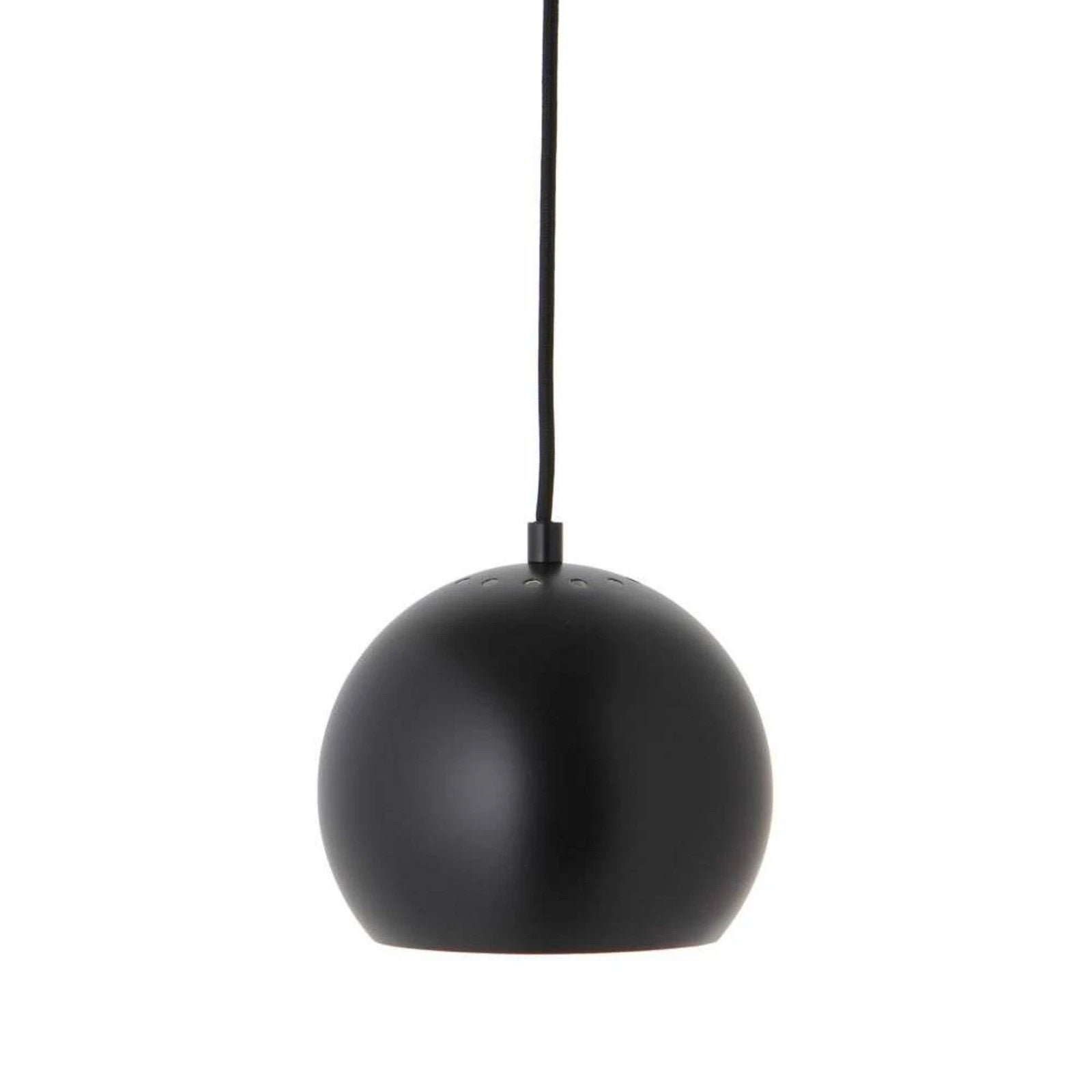 Frandsen hanglamp bal 18cm zwart, Ophalen of Verzenden, Zo goed als nieuw, Metaal