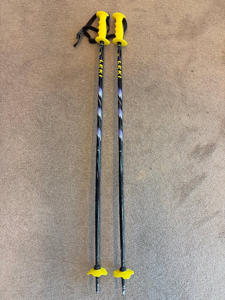 Kinder skistokken van Leki, 95cm, Overige merken, Gebruikt, Stokken, Ophalen of Verzenden