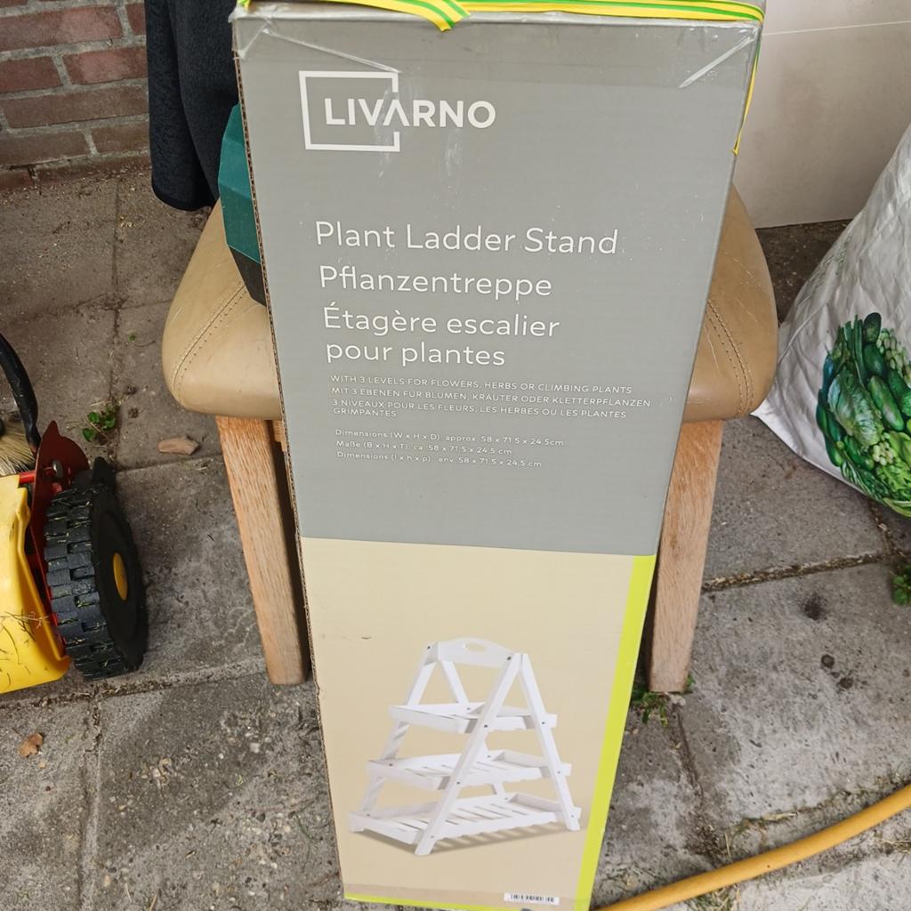 LIVARNO Plantenrek met 3 niveaus - Nieuw in doos, Tuin en Terras, Bloembakken en Plantenbakken, Minder dan 60 cm, Nieuw, Ophalen of Verzenden