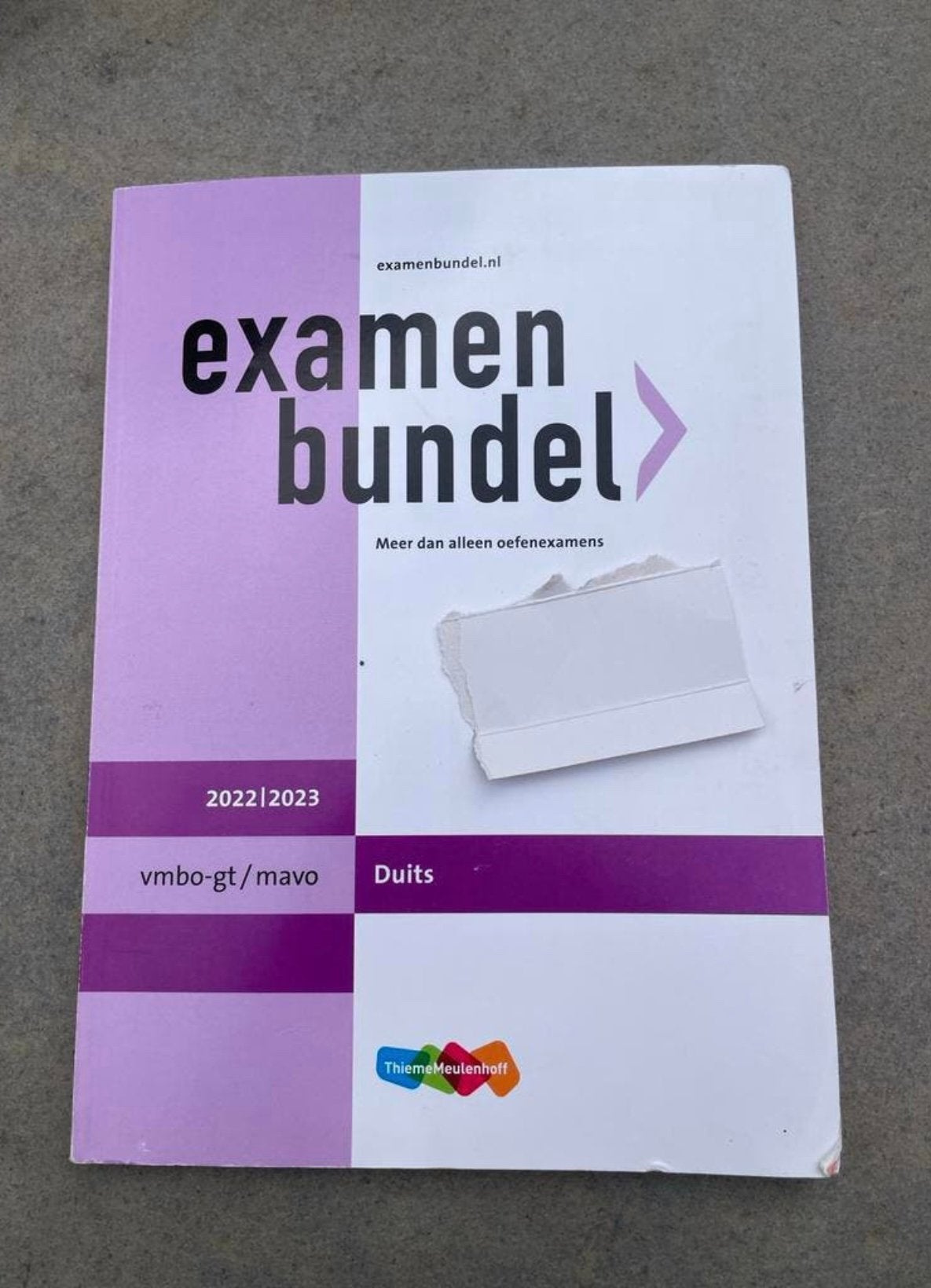 Examenbundel Duits vmbo-gt/mavo 2022/2023, Boeken, Schoolboeken, Ophalen of Verzenden, Zo goed als nieuw, VMBO, Duits