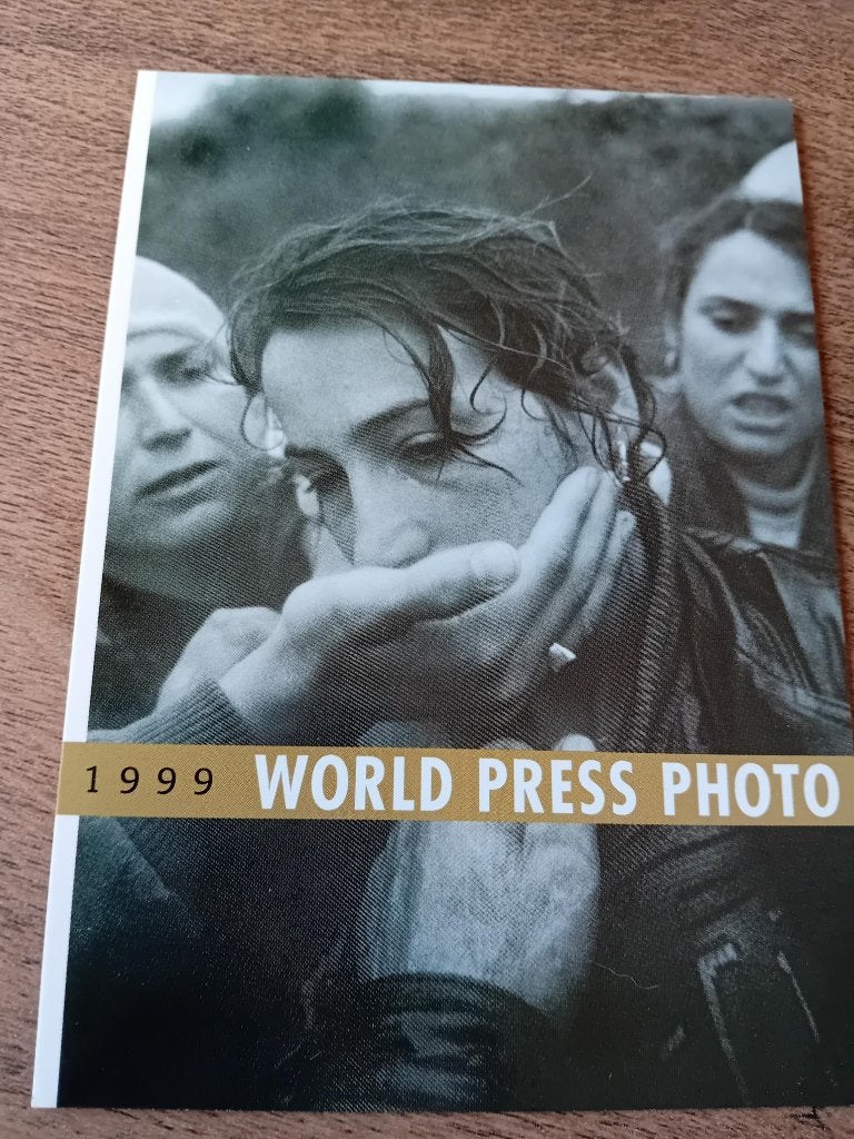 World Press Photo kaart Tentoonstelling 1999 Amsterdam, Ophalen of Verzenden, Voor 1920, Ongelopen, Overige thema's