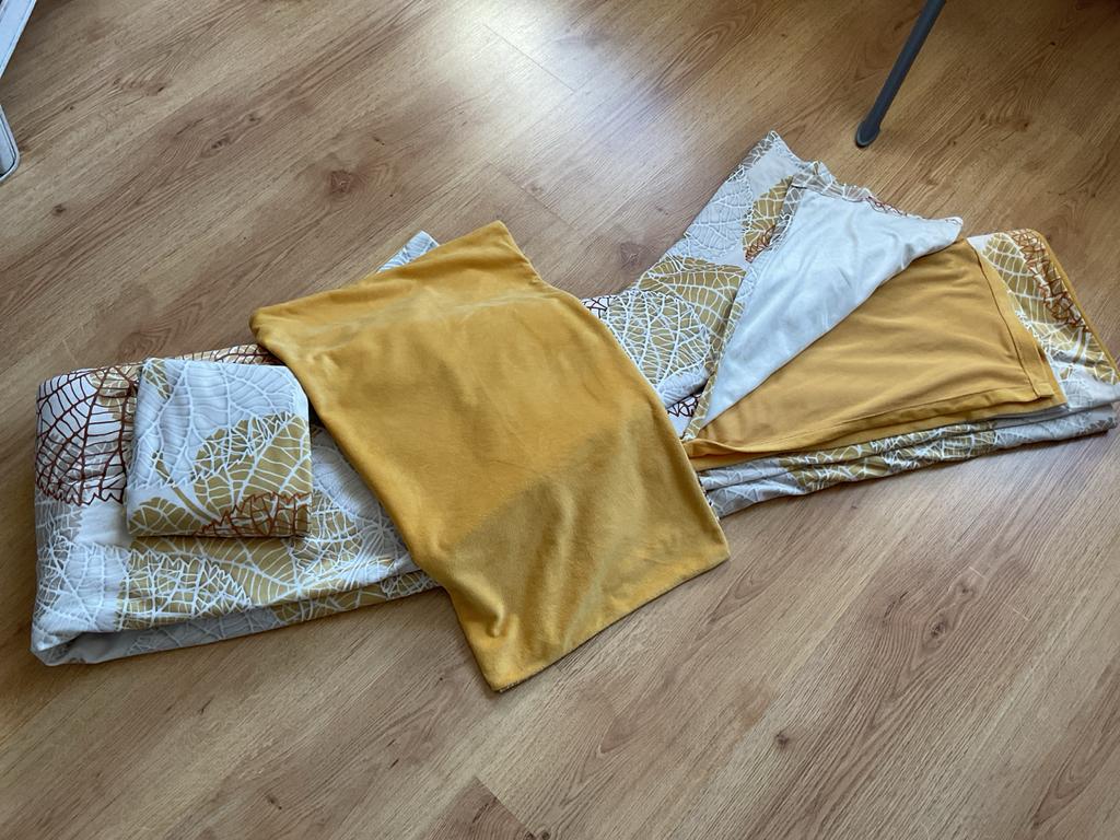 Optide dekbedovertrek 240x220, Jongetje of Meisje, Ophalen of Verzenden, Zo goed als nieuw, Geel