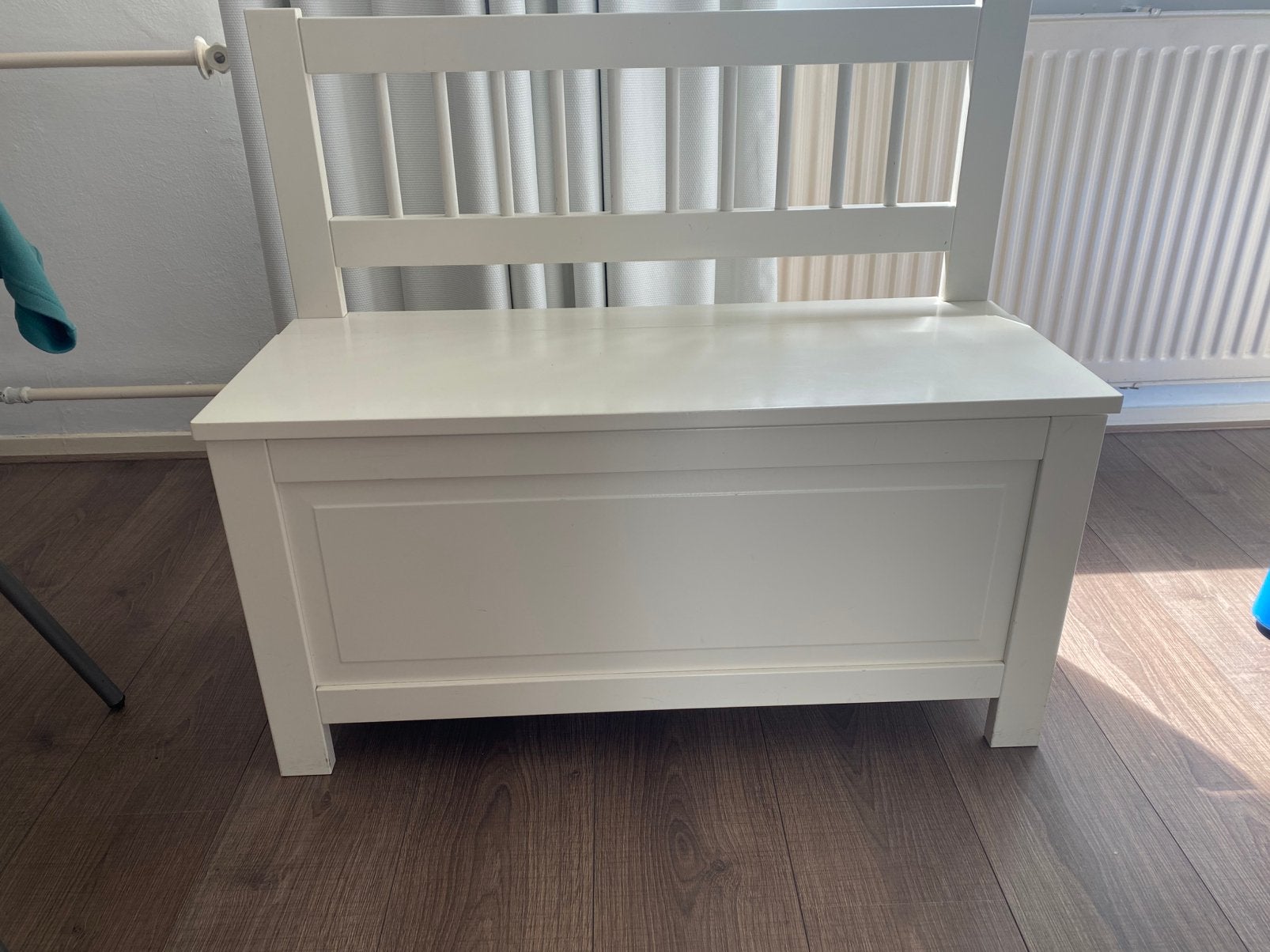 Bankje met opbergruimte speelgoedbankje, Huis en Inrichting, Ophalen, Gebruikt, 50 tot 100 cm, 75 tot 100 cm