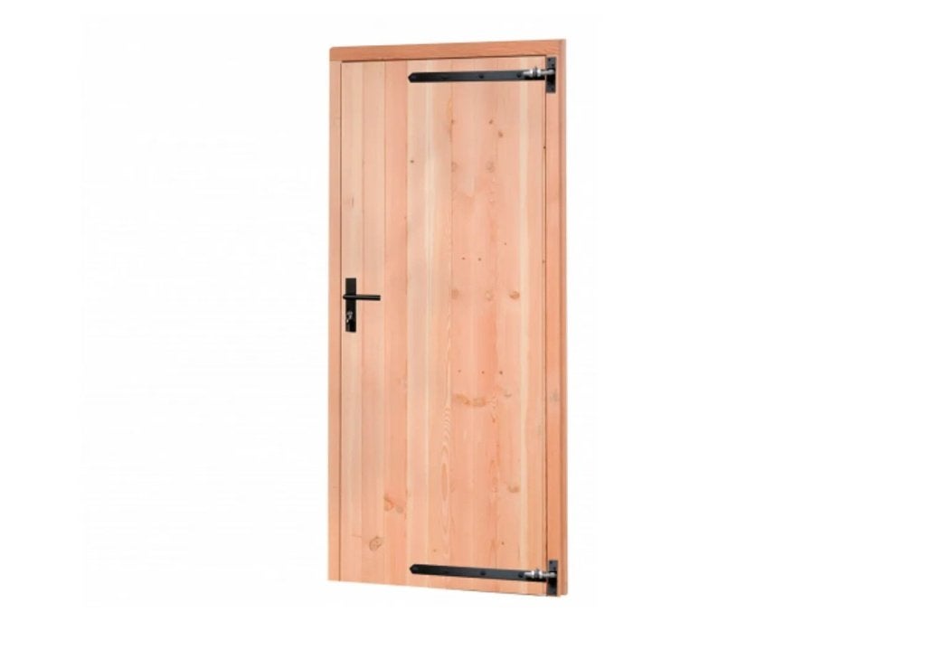 Douglas deur incl kozijn, Ophalen, 80 tot 100 cm, Nieuw, Buitendeur