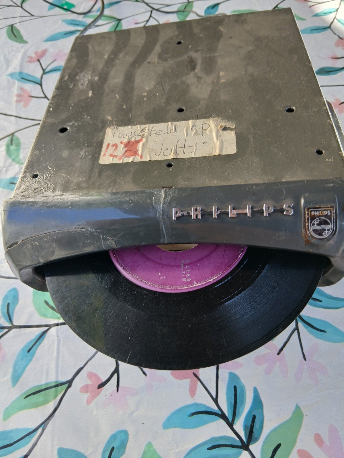 Vintage Philips Platenspeler AG 2101 D 25 - 12V, Ophalen of Verzenden, Gebruikt, Platenspeler, Philips