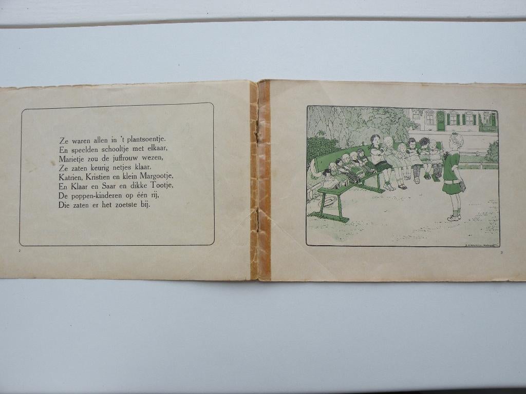 Anna Sutorius - In 't plantsoentje Versjesboek uit 1920, Gelezen, Anna Sutorius, Ophalen of Verzenden, Eén auteur