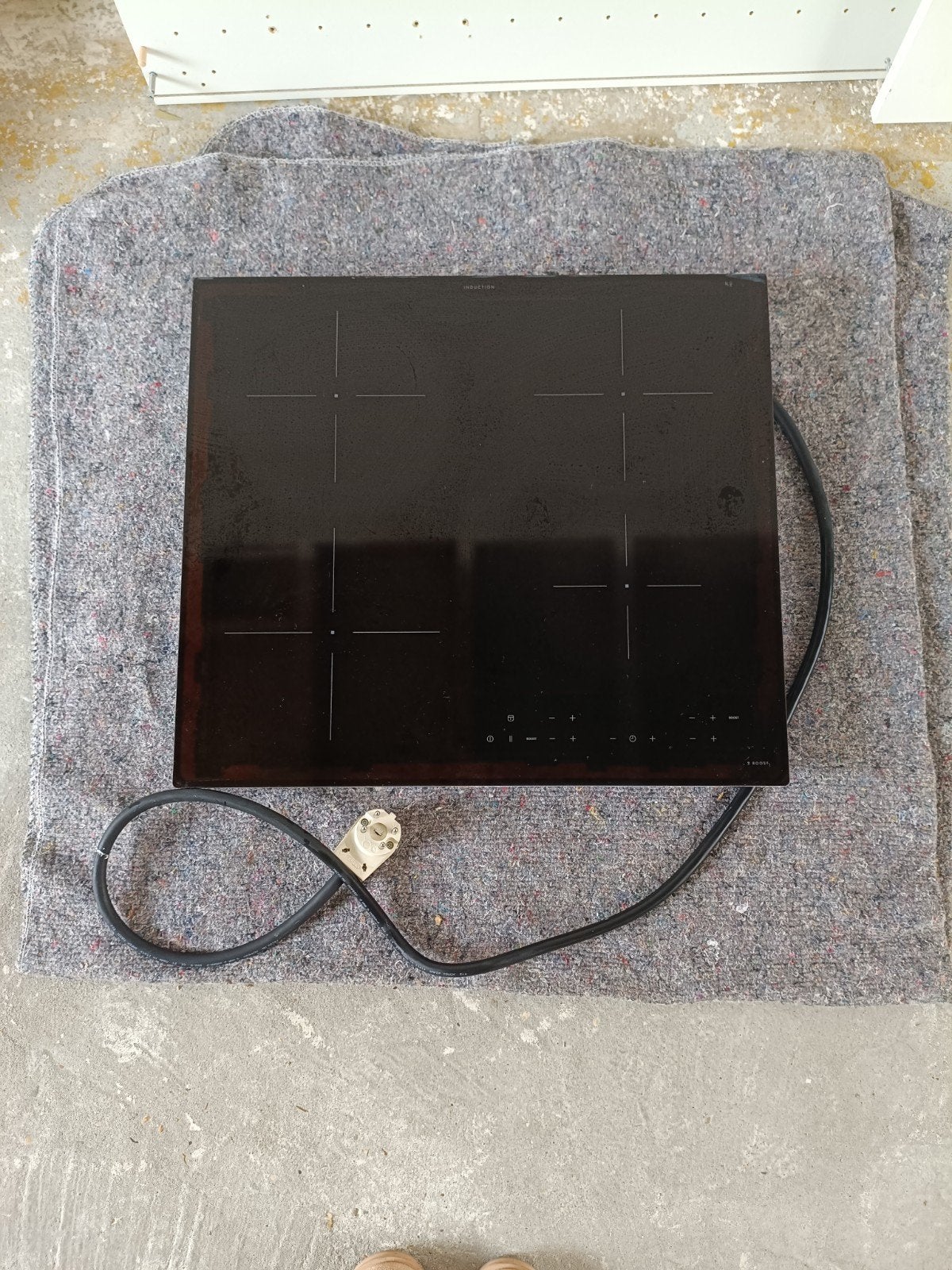 IKEA MATMÄSSIG Induction Hob (Built-in, 4 zones, 7.35 kW), Ophalen, Inbouw, Inductie, 4 kookzones