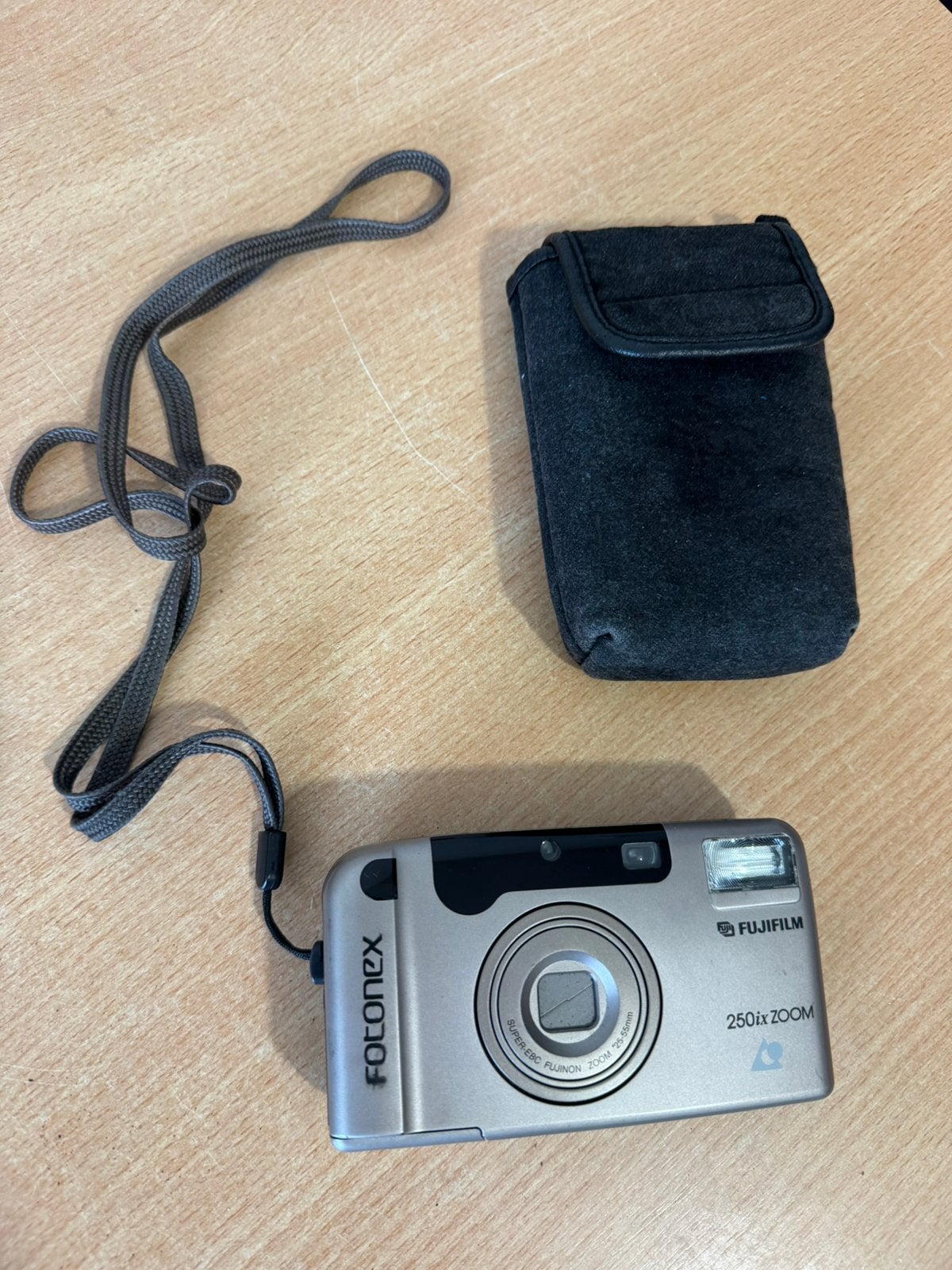 Camera Fujifilm Fotonex 250ix Zoom + Tas, Ophalen of Verzenden, Zo goed als nieuw, Compact, Fuji
