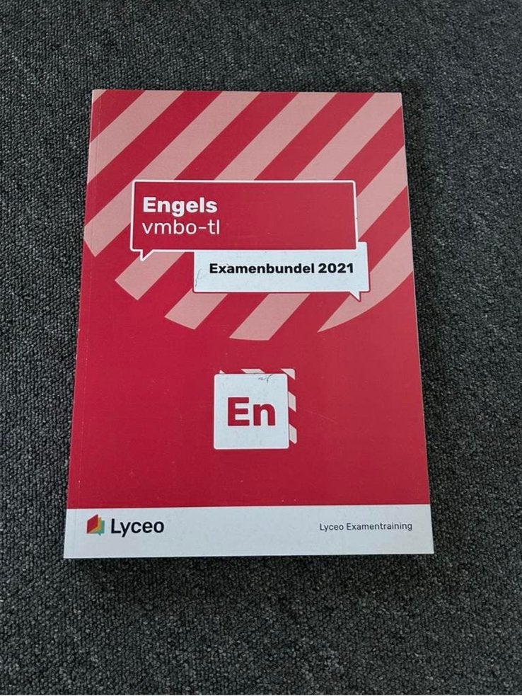 Examenbundel vmbo-tl Engels 2021, Boeken, Ophalen of Verzenden, Zo goed als nieuw, VMBO, Engels
