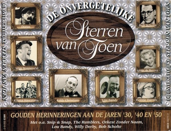De onvergetelijke sterren van toen - 3 cd box, Ophalen of Verzenden, Zo goed als nieuw, Levenslied of Smartlap, Boxset