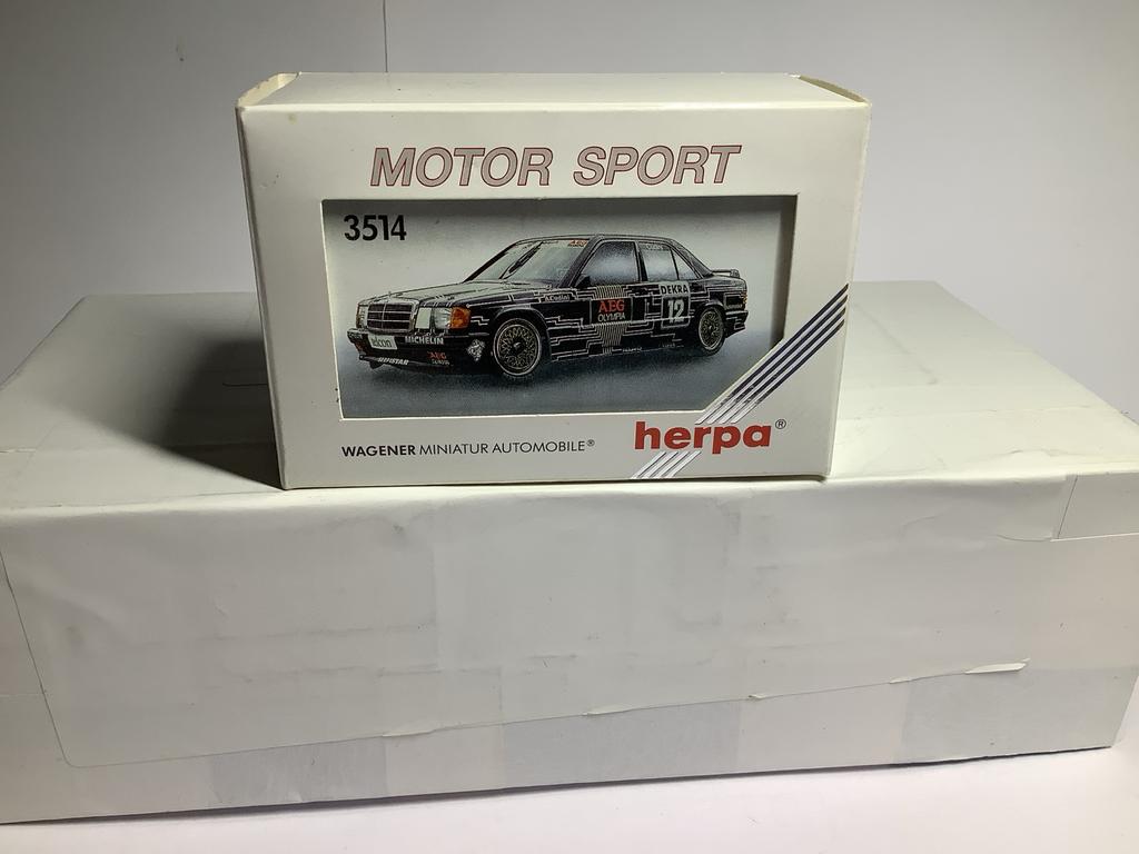 Herpa Mercedes-Benz 190 E 2.3-16 DTM Snobeck, Hobby en Vrije tijd, Modelauto's | 1:87, Ophalen of Verzenden, Nieuw, Auto, Herpa