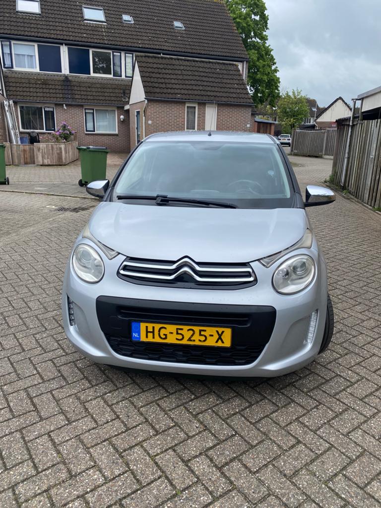 Citroën C1 1.0 VTi Airscape 68PK S&S 5D 2015 Grijs NIEUW APK, Auto's, Voorwielaandrijving, Zwart, 4 stoelen, Origineel Nederlands