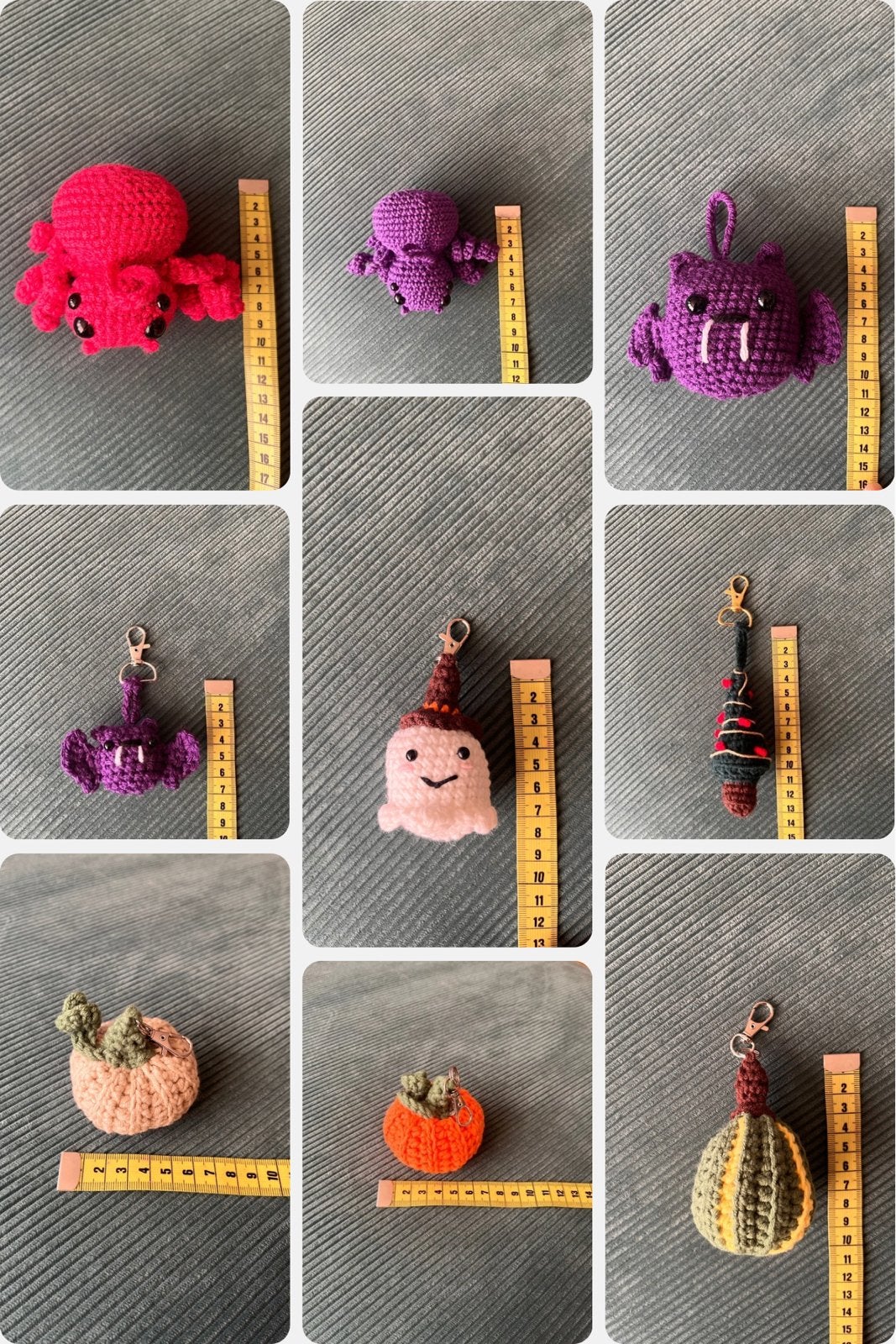 Diverse gehaakte sleutelhangers, Ophalen of Verzenden, Nieuw, Knuffel of Figuurtje