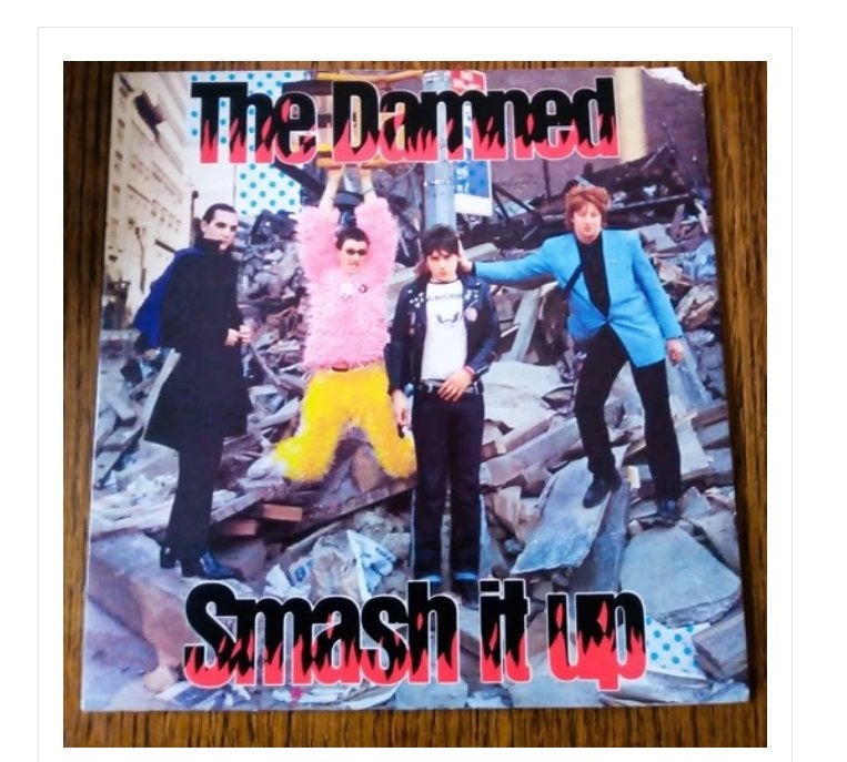original single-the damned-smash it up *1979*, Fotohoes, Overige genres, 7 inch, Single