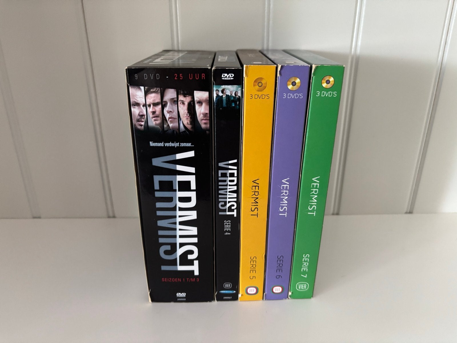 Vermist complete serie, seizoen 1 t/m 7 DVD, Cd's en Dvd's, Complete serie, Misdaad, Nederlands, Zo goed als nieuw