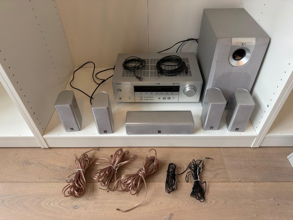 Yamaha 5.1 Surround Set, Audio, Tv en Foto, Home Cinema-sets, Gebruikt, 70 watt of meer, 5.1-systeem, Overige spelers