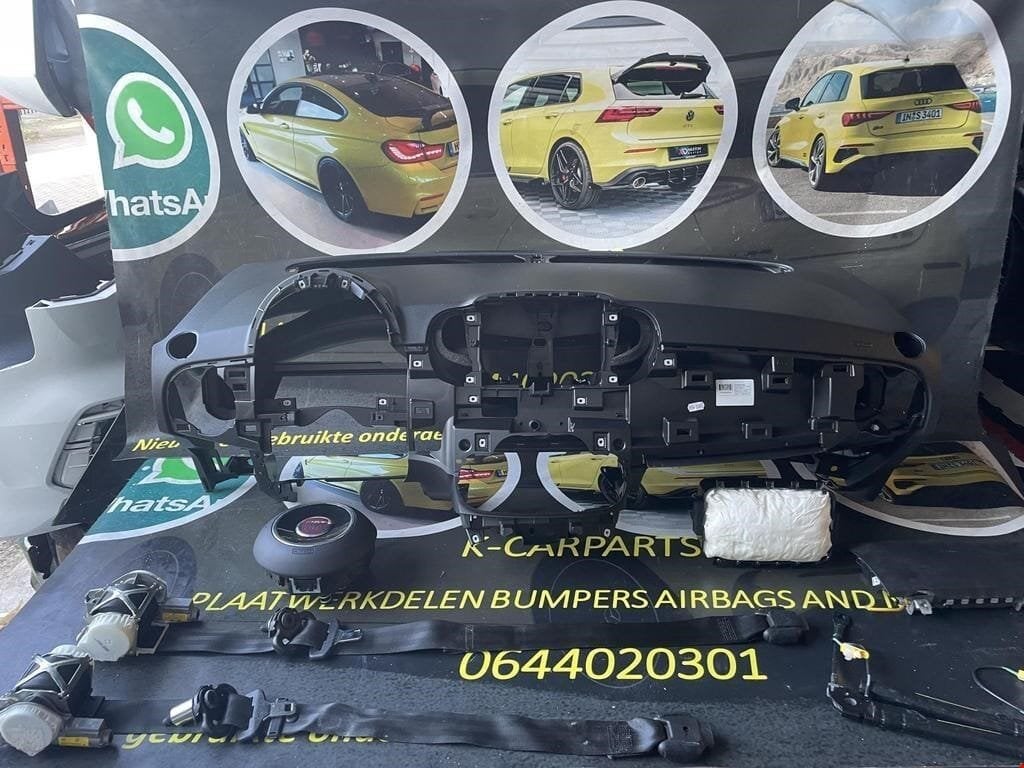 Fiat 500 Airbag set origineel Dashboard zwart 16/23, Info@fabrikant.eu, Fabrikantstraat 1
1000 AA  Amsterdam, NL, Ophalen of Verzenden