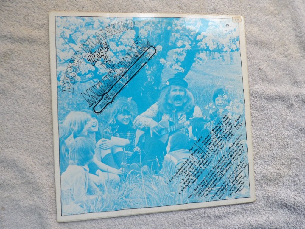Peter Blanker- De MUZIEK WINKEL en 13 andere kinder liedjes, LP, Gebruikt, Ophalen of Verzenden, Muziek