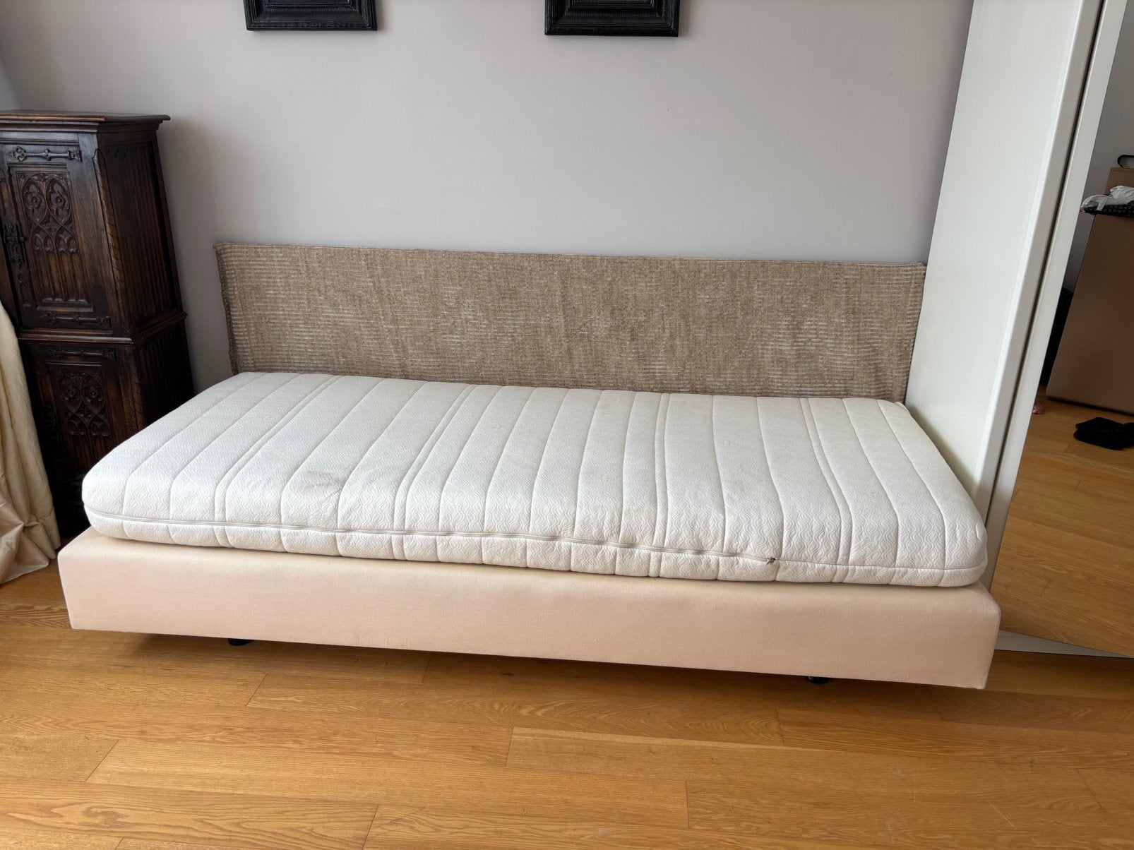 GRATIS! Sleep & Dream Boxspring '' - Nederlands Fabrikaat, Gebruikt, 90 cm, Eenpersoons, 210 cm