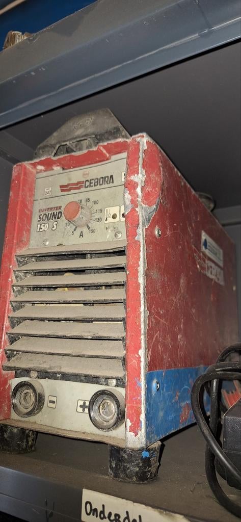 Cebora Sound 150 S Inverter Lasapparaat, Ophalen, Gebruikt, 150 tot 250 ampère