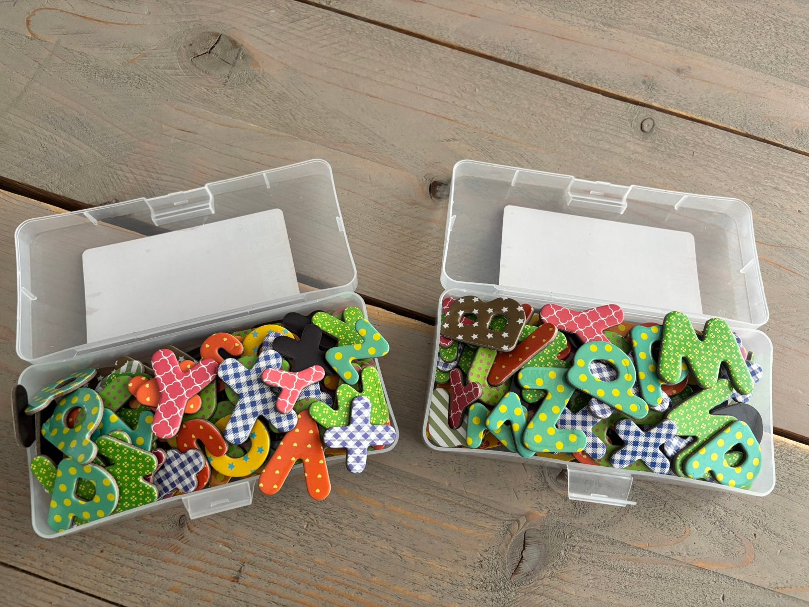 Magnetische letters, Ophalen of Verzenden, Zo goed als nieuw