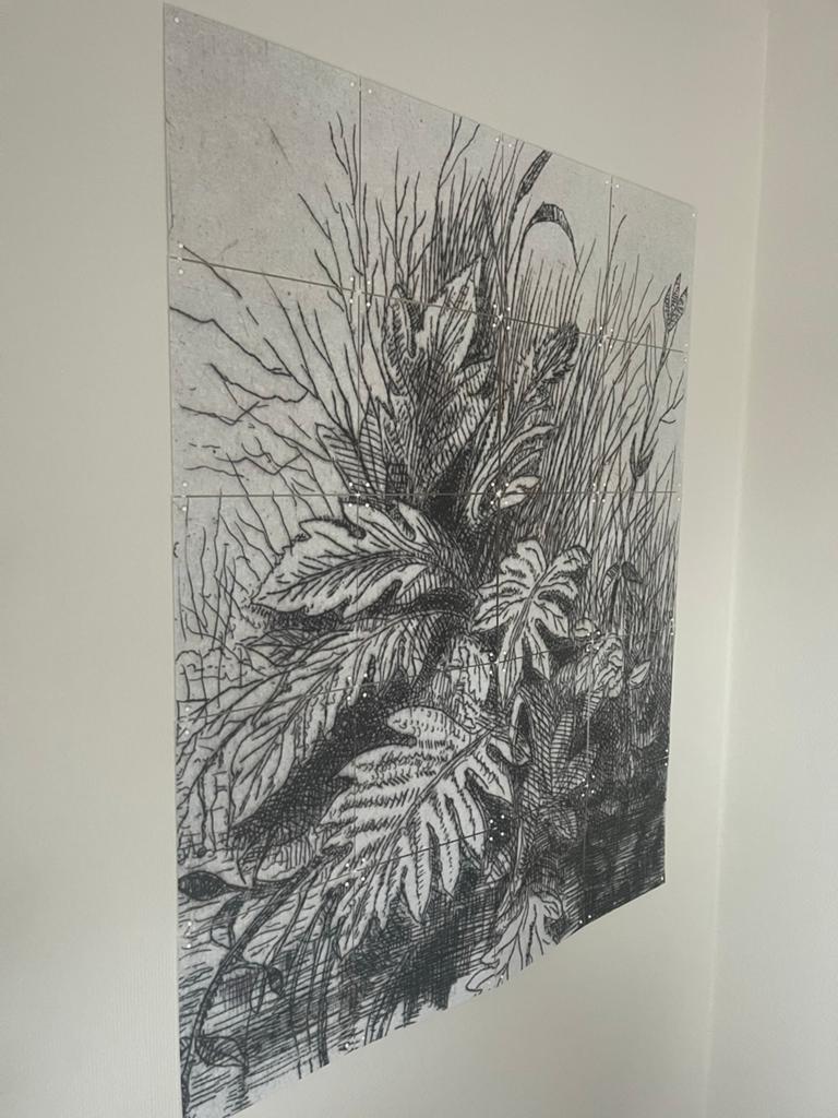 IXXI Wanddecoratie Planten Rijksmuseum 80x100, Meerkleurig, Ophalen of Verzenden, Zo goed als nieuw, Wandbord of Wandpaneel