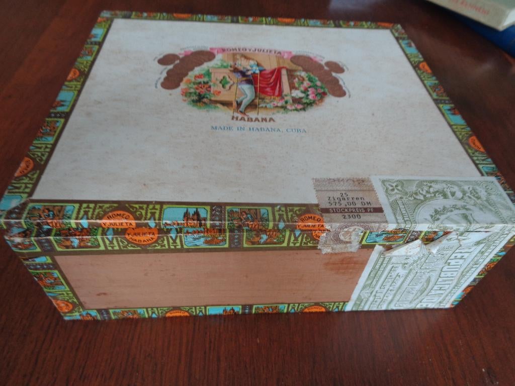 vintage sigaren doos   Habana Cuba, Verzamelen, Verzenden