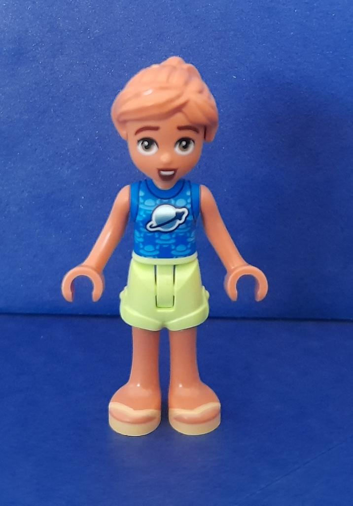 NIEUW lego FRIENDS poppetje met classic space logo torso, Lego, Nieuw, Friends, Ophalen of Verzenden