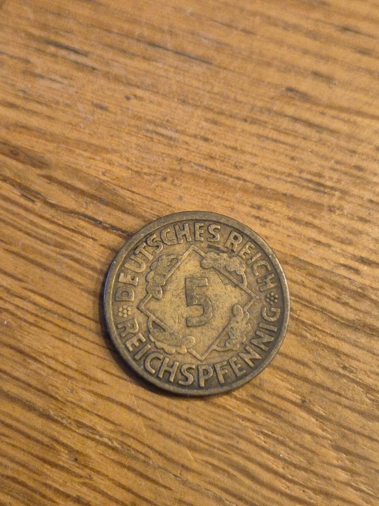 Duitsland - 5 Pfennig 1924 J, Verzenden, Duitsland, Losse munt