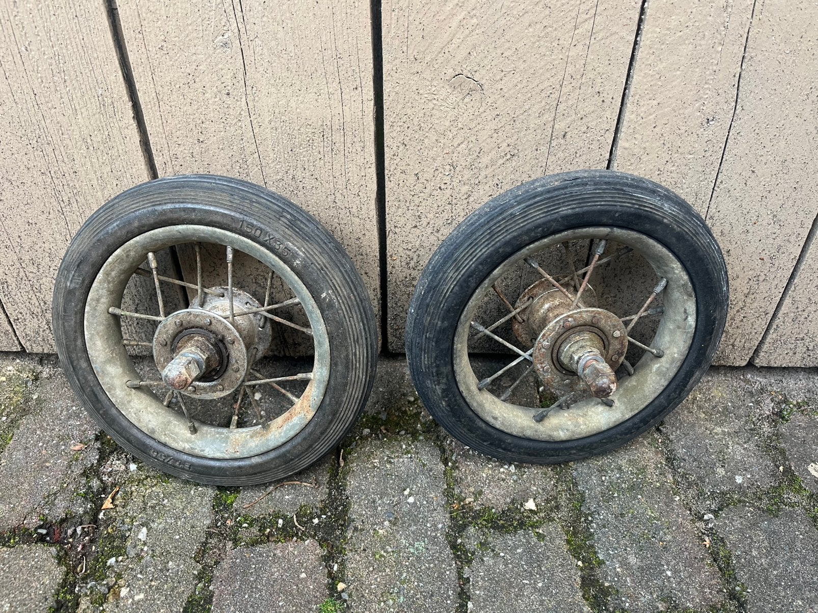 2 trapauto scooter autopede spaak wielen schuurvondst, Ophalen of Verzenden, Zo goed als nieuw, Overige typen