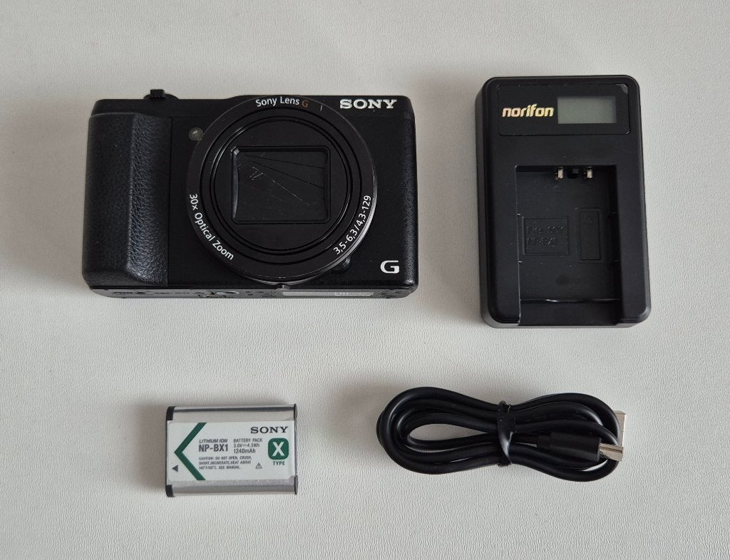 Sony Cyber-Shot DSC-HX60V 20.4MP Compacte Digitale Camera, Gebruikt, Accu, Ophalen of Verzenden, Compactcamera