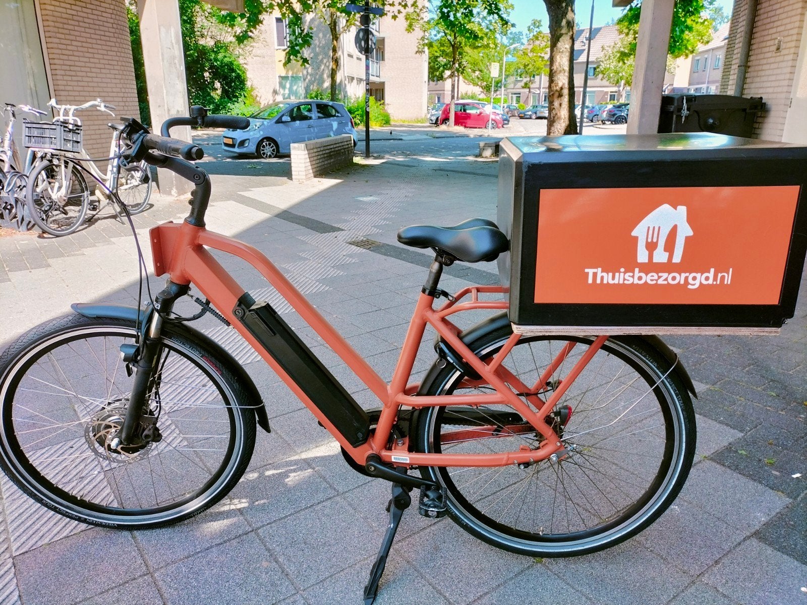 Bezorg fiets nieuw, Ophalen