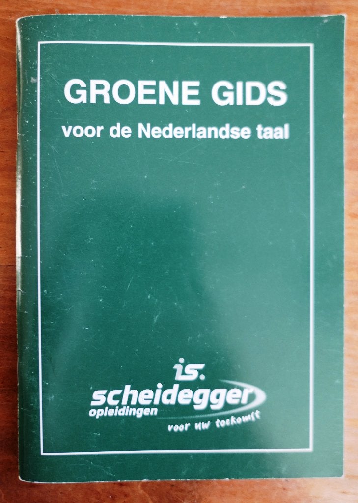 Groene Gids voor de Nederlandse taal - Scheidegger, Drs. P.H.MJ. van Caldenborgh, Niet van toepassing, Ophalen of Verzenden, Zo goed als nieuw